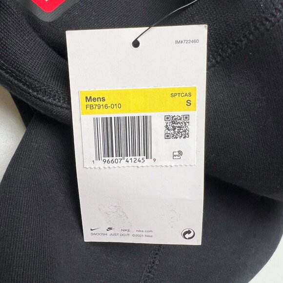 Nike Men's Tech Fleece Sportswear Black Crewneck FB7916-010 Multi-Size - Picture 7 of 11